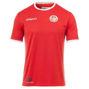 Equipación de fútbol Uhlsport Tunisia segunda 2018 júnior