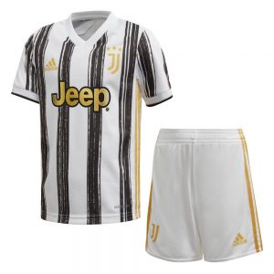Equipación de fútbol Adidas Juventus primera mini kit 20/21