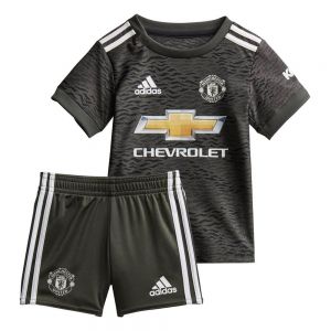 Equipación de fútbol Adidas Manchester united fc segunda mini kit 20/21