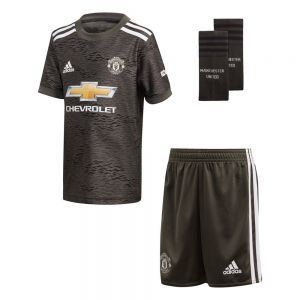 Equipación de fútbol Adidas Manchester united fc segunda mini kit 20/21