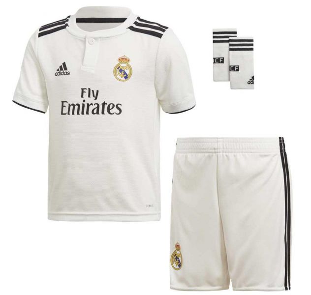 Adidas Real Madrid Home Junior Kit 18/19 Foto 1