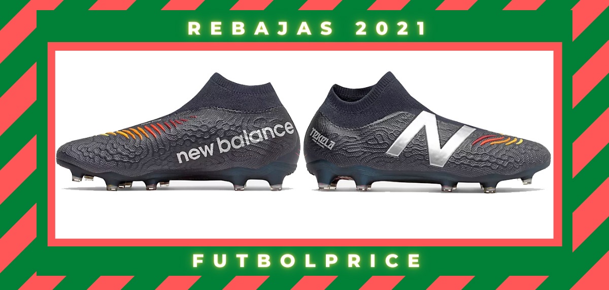 8 botas de fútbol tope de gama en rebajas - New Balance Tekela V3 Pro FG