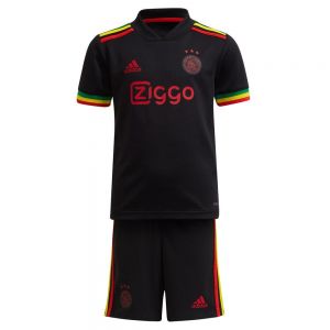 Equipación de fútbol Adidas Ajax 21/22 tercera mini kit