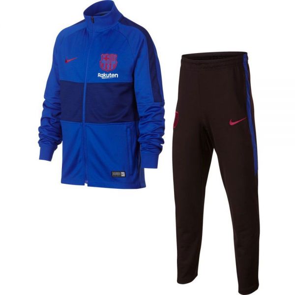 Nike Fc barcelona dri fit strike 19/20 junior set Foto 1