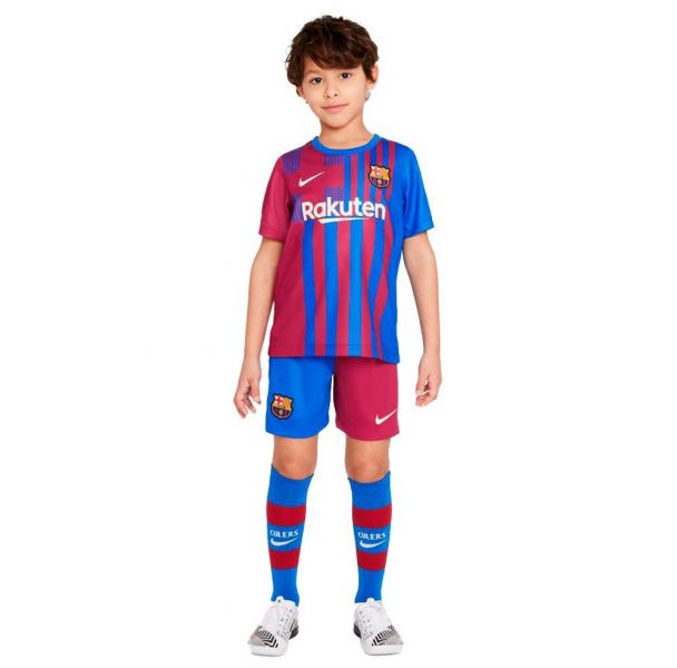 Nike  Conjunto FC Barcelona Primera Equipación Little 20/21 Junior Foto 1