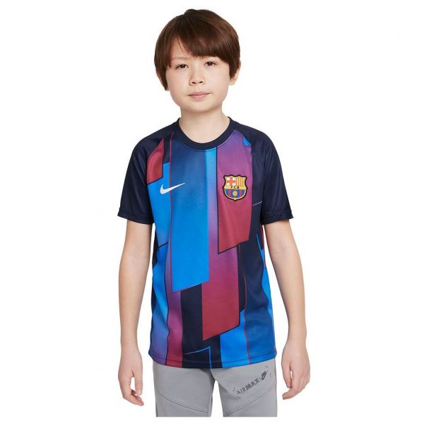 Nike Fc barcelona pre match 21/22 junior t-shirt Foto 1