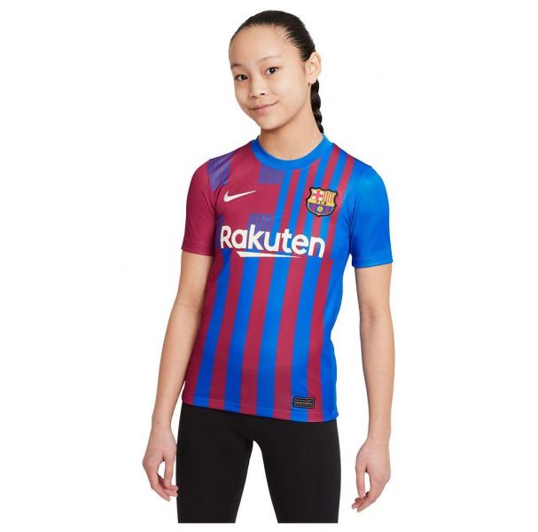 Nike Fc barcelona stadium home 21/22 junior t-shirt Foto 1