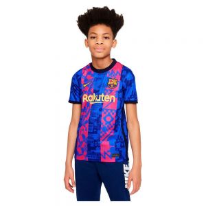 Nike Fc barcelona 21/22 stadium tercera júnior manga corta camiseta