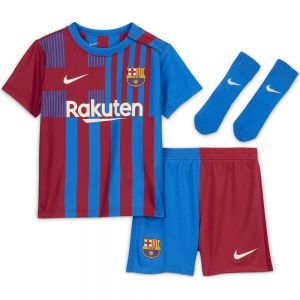 Equipación de fútbol Nike Fc barcelona primera júnior 20/21 set