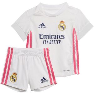 Equipación de fútbol Adidas  conjunto real madrid primera equipación mini 20/21