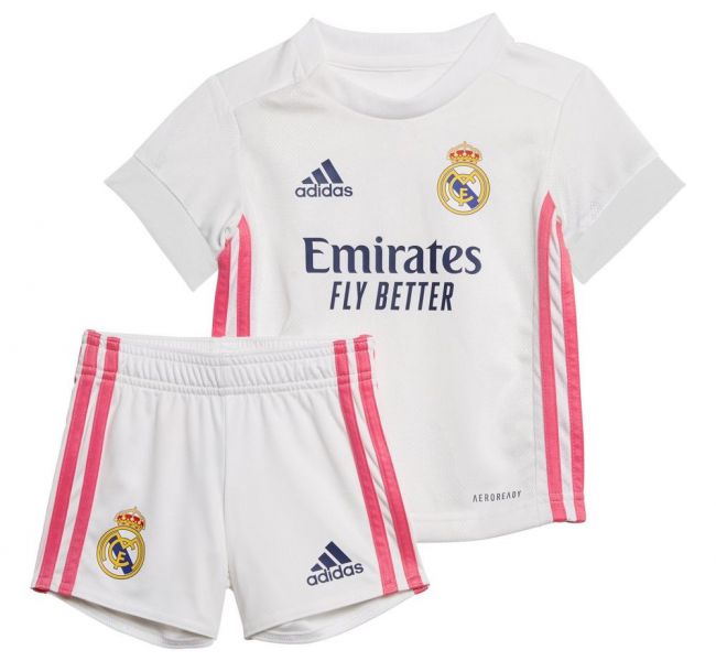 Adidas  Conjunto Real Madrid Primera Equipación Mini 20/21 Foto 2