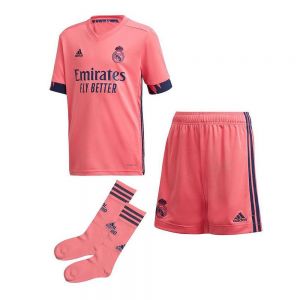 Equipación de fútbol Adidas conjunto real madrid segunda equipación mini 20/21