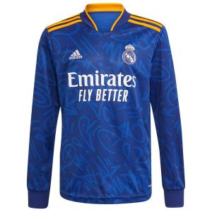 Equipación de fútbol Adidas Camiseta Manga Larga Real Madrid 21/22 Segunda Equipación Junior