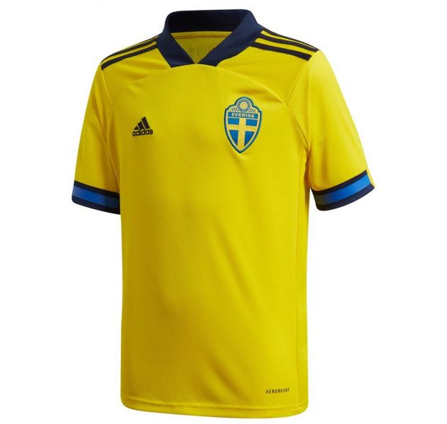 Adidas  Camiseta Suecia Primera Equipación 2020 Júnior Foto 2