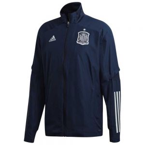 Equipación de fútbol Adidas  Chaqueta España Presentación 2020