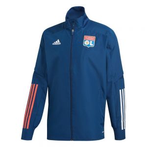 Equipación de fútbol Adidas  Chaqueta Olympique Lyon Presentación 20/21