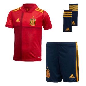Equipación de fútbol Adidas  Conjunto España Primera Equipación Mini 2020