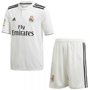 Equipación de fútbol Adidas  Conjunto Real Madrid Primera Equipación Júnior 18/19