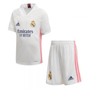 Equipación de fútbol Adidas  Conjunto Real Madrid Primera Equipación Mini 20/21