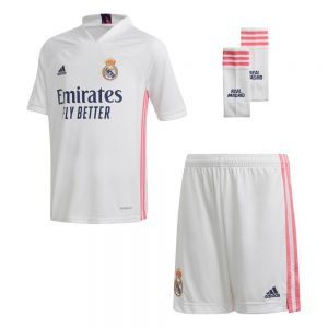 Equipación de fútbol Adidas  Conjunto Real Madrid Primera Equipación Mini 20/21