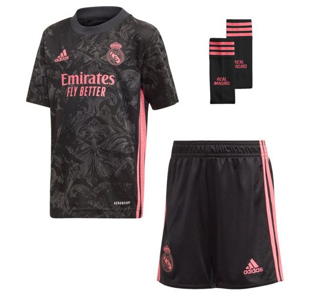 Adidas  Conjunto Real Madrid Tercera Equipación Mini 20/21 Foto 2