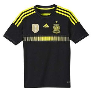 Equipación de fútbol Adidas España Segunda Equipación Portero 2014 Júnior