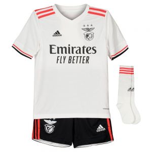 Equipación de fútbol Adidas  Mini Kit SL Benfica 21/22 Segunda Equipación Junior