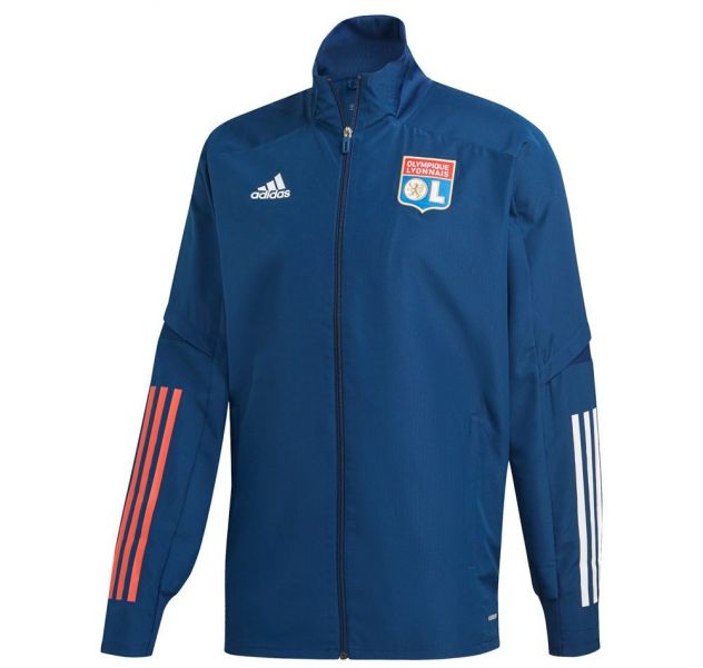 Adidas  Chaqueta Olympique Lyon Presentación 20/21 Foto 1