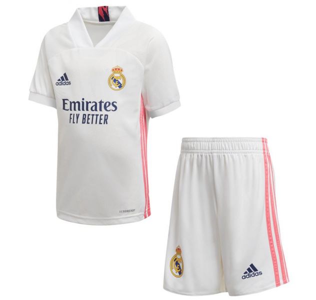 Adidas  Conjunto Real Madrid Primera Equipación Mini 20/21 Foto 1