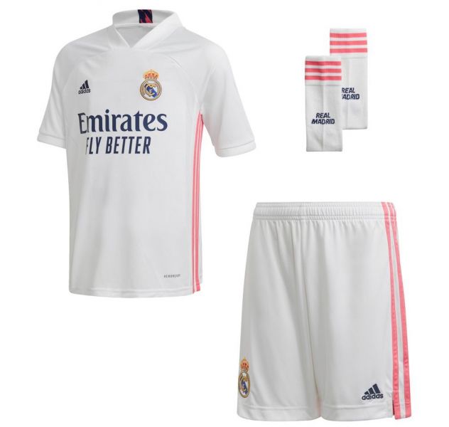 Adidas  Conjunto Real Madrid Primera Equipación Mini 20/21 Foto 1