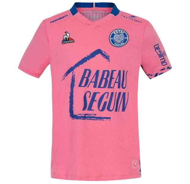 Le coq sportif  Camiseta ESTAC Tercera Equipación Sponsor Junior Foto 1