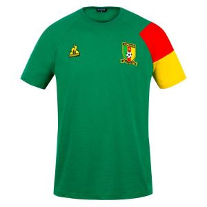 Equipación de fútbol Le coq sportif  Camiseta Camerún Presentación 2021