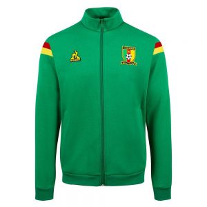 Equipación de fútbol Le coq sportif  Sudadera Camerún Presentación 2021