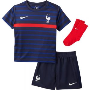Equipación de fútbol Nike  Conjunto France Breathe Infant Primera Equipación 20/21