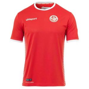 Equipación de fútbol Uhlsport  Camiseta Túnez Segunda Equipación 2018 Júnior