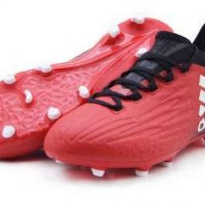 Bota de fútbol Adidas Bota  x 16.1 fg roja-negra alta gama junior