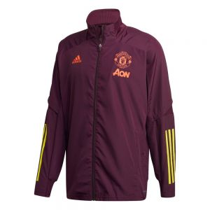 Equipación de fútbol Adidas  Chaqueta Manchester United FC EU Presentación 20/21