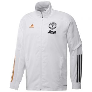 Equipación de fútbol Adidas  Chaqueta Manchester United FC Presentación 20/21