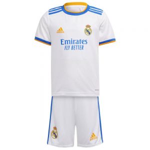 Equipación de fútbol Adidas  Mini Kit Real Madrid 21/22 Primera Equipación Junior