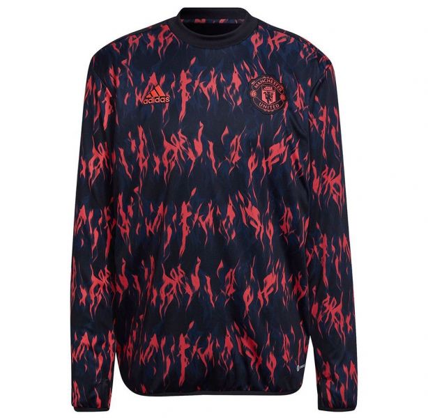 Adidas  Sudadera Manchester United Presentación Warm 22/23 Foto 1