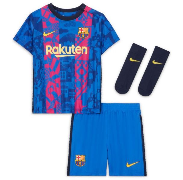 Nike  Conjunto Dri Fit FC Barcelona Tercera Equipación Infants Kit 21/22 Foto 1