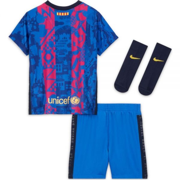 Nike  Conjunto Dri Fit FC Barcelona Tercera Equipación Infants Kit 21/22 Foto 2