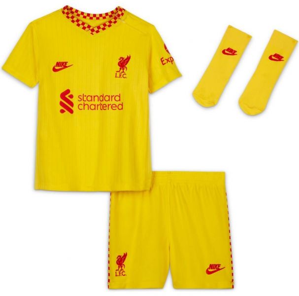 Nike  Conjunto Dri Fit Liverpool FC Tercera Equipación Infants Kit 21/22 Foto 1