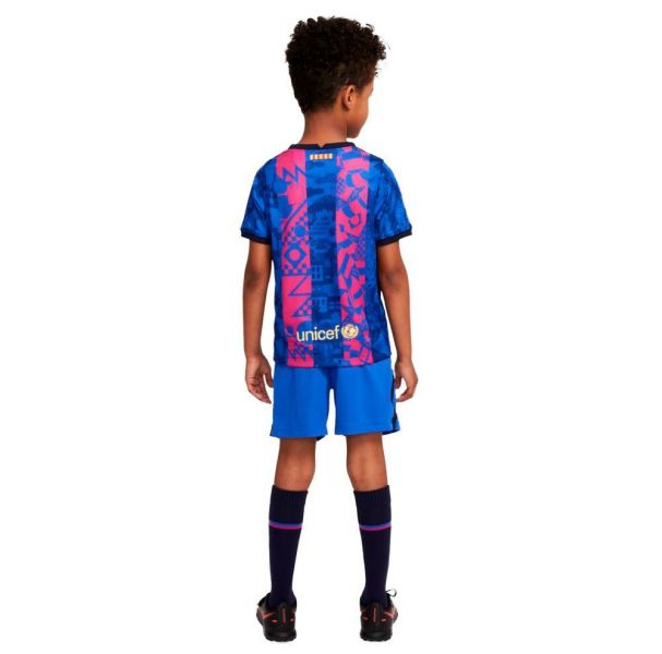 Nike  Conjunto FC Barcelona Tercera Equipación Little Kit 21/22 Foto 2