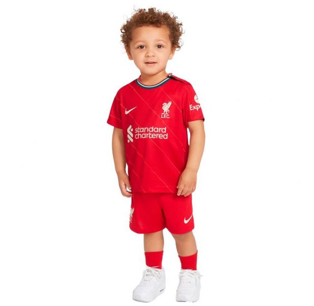 Nike  Liverpool FC Primera Equipación Infantil Kit 20/21 Foto 1