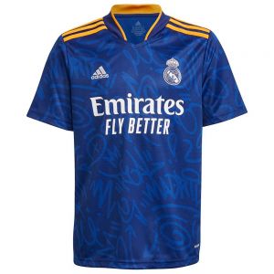Equipación de fútbol Adidas  Camiseta Manga Corta Real Madrid 21/22 Segunda Equipación Junior