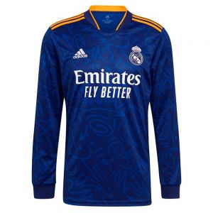 Equipación de fútbol Adidas  Camiseta Manga Larga Real Madrid 21/22 Segunda Equipación