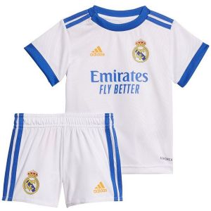 Equipación de fútbol Adidas  Mini Kit Real Madrid 21/22 Primera Equipación Bebé