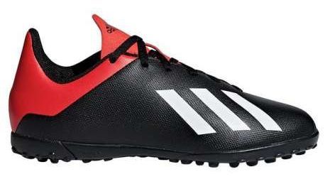 Adidas Zapatilla  x 18.4 tf j negra roja Foto 2